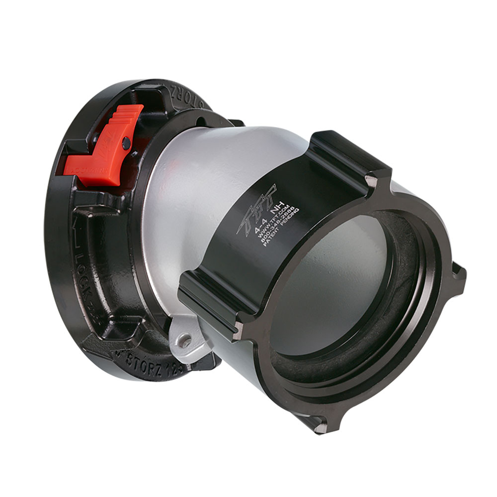 Elbow 30 degree - Storz solid x Female swivel | WFR Wholesale Fire & Rescue
